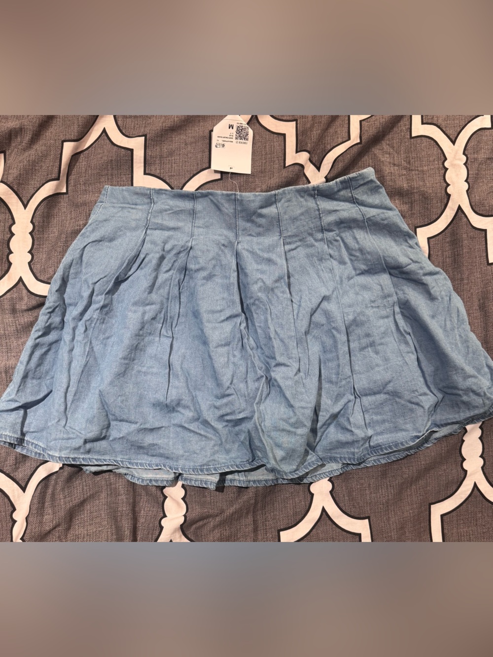 Forever 21 Light Blue Denim Skort